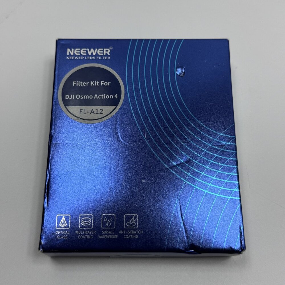 Neewer Lens Filter Set for DJI Osmo‎ Action 4 / 5 Pro Camera 4 Pack (FL-A12)